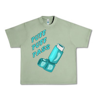 Oil Green puff puff pass inhaler Urban Heavy Tee - linhVisuals