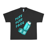 Pigment Black puff puff pass inhaler Urban Heavy Tee - linhVisuals
