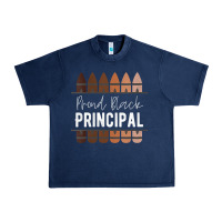 Navy womens proud black principal, black history month school principal v n Urban Heavy Tee - linhVisuals