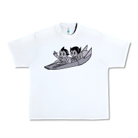 White newastro boy and uran Urban Heavy Tee - linhVisuals