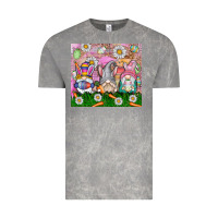 Cloud Rock easter gnome Vintage Tee - CowhideDigitalArt