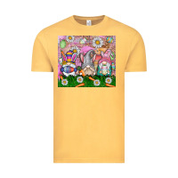 Vintage Mustard easter gnome Vintage Tee - CowhideDigitalArt