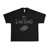 Black funny drugs the line king design Urban Heavy Tee - linhVisuals