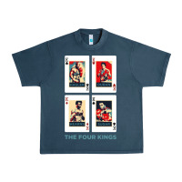 Midnight Navy the four kings of boxing Urban Heavy Tee - linhVisuals