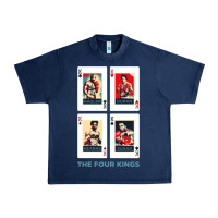 Navy the four kings of boxing Urban Heavy Tee - linhVisuals