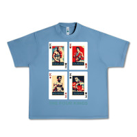 Pebble Blue the four kings of boxing Urban Heavy Tee - linhVisuals
