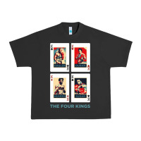 Pigment Black the four kings of boxing Urban Heavy Tee - linhVisuals