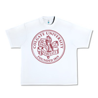 White colgate university seal Urban Heavy Tee - linhVisuals