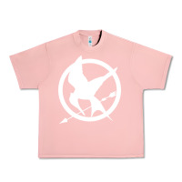 Salmon The Hunger Games Trilogy Urban Heavy Tee - linhVisuals