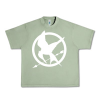 Oil Green The Hunger Games Trilogy Urban Heavy Tee - linhVisuals