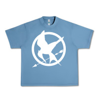 Pebble Blue The Hunger Games Trilogy Urban Heavy Tee - linhVisuals