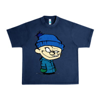 Navy calvin Urban Heavy Tee - linhVisuals