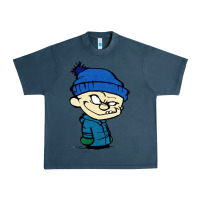 Midnight Navy calvin Urban Heavy Tee - linhVisuals