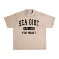 French Oak womens sea girt new jersey nj vintage sports design black design v nec Urban Heavy Tee - linhVisuals