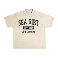 Sandshell womens sea girt new jersey nj vintage sports design black design v nec Urban Heavy Tee - linhVisuals
