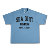 Pebble Blue womens sea girt new jersey nj vintage sports design black design v nec Urban Heavy Tee - linhVisuals
