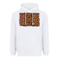 White leopard glitter background Heavyweight Hoodie - RanaPortraitStore