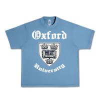 Pebble Blue vintage oxford university 80s 90s Urban Heavy Tee - linhVisuals