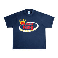 Navy pizza king cowboy Urban Heavy Tee - linhVisuals