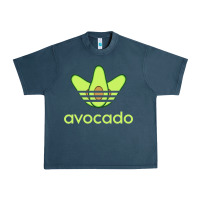 Midnight Navy newavocado originals three stripes Urban Heavy Tee - linhVisuals