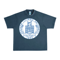 Midnight Navy eastern illinois university seal Urban Heavy Tee - linhVisuals