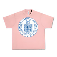 Salmon eastern illinois university seal Urban Heavy Tee - linhVisuals