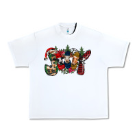 White joy Christmas cows Urban Heavy Tee - CowhideDigitalArt