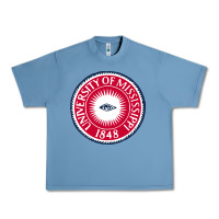 Pebble Blue university of mississippi seal Urban Heavy Tee - linhVisuals