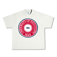 Pistachio university of mississippi seal Urban Heavy Tee - linhVisuals