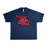 Navy peterborough team Urban Heavy Tee - linhVisuals