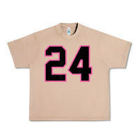 Burro number 24 sports jersey athlete fan pink black lucky number t shirt Urban Heavy Tee - linhVisuals