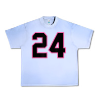 Grape Ice number 24 sports jersey athlete fan pink black lucky number t shirt Urban Heavy Tee - linhVisuals