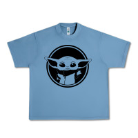 Pebble Blue newbaby yoda 01 Urban Heavy Tee - linhVisuals