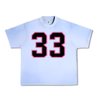Number 33 Sports Jersey Athlete Fan Pink Black Lucky Number T Shirt Urban Heavy Tee | Teevron