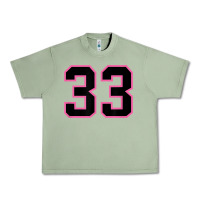 Oil Green number 33 sports jersey athlete fan pink black lucky number t shirt Urban Heavy Tee - linhVisuals