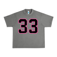 Tornado number 33 sports jersey athlete fan pink black lucky number t shirt Urban Heavy Tee - linhVisuals