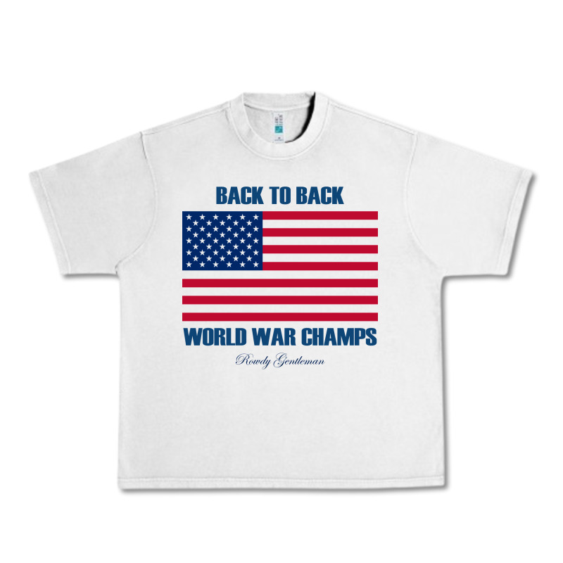 Newback To Back World War Champs Back Urban Heavy Tee by linhVisuals | Teevron
