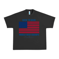 Pigment Black newback to back world war champs back Urban Heavy Tee - linhVisuals