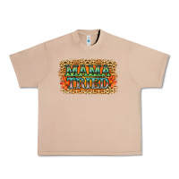 Burro Leopard Floral Mama Tried Urban Heavy Tee - Jasminsmagicworld