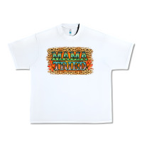White Leopard Floral Mama Tried Urban Heavy Tee - Jasminsmagicworld