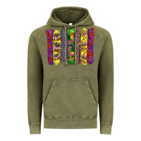 Vintage Olive mardi gras crawfish cake and mask with leopar and fleur de lis brushst Vintage Hoodie - Artiststas