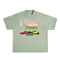 Oil Green vintage classic oldies cars Urban Heavy Tee - linhVisuals