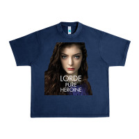 Navy Lorde Urban Heavy Tee - linhVisuals