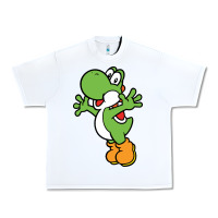 White yoshi Urban Heavy Tee - linhVisuals