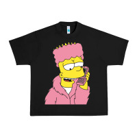 Black newbart simpson camron Urban Heavy Tee - linhVisuals