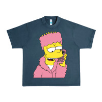 Midnight Navy newbart simpson camron Urban Heavy Tee - linhVisuals
