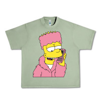 Oil Green newbart simpson camron Urban Heavy Tee - linhVisuals