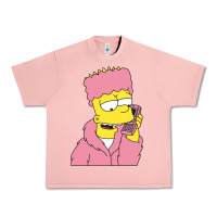 Salmon newbart simpson camron Urban Heavy Tee - linhVisuals