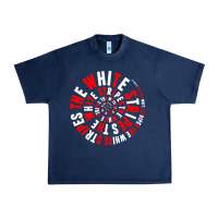 Navy White Stripes Urban Heavy Tee - linhVisuals