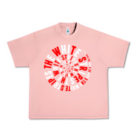 Salmon White Stripes Urban Heavy Tee - linhVisuals